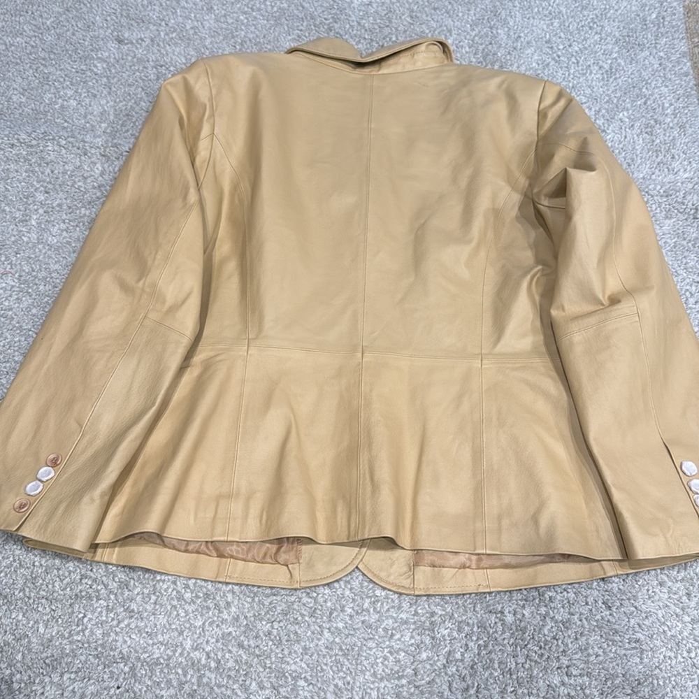 Women’s leather blazer - Picture 5 of 9